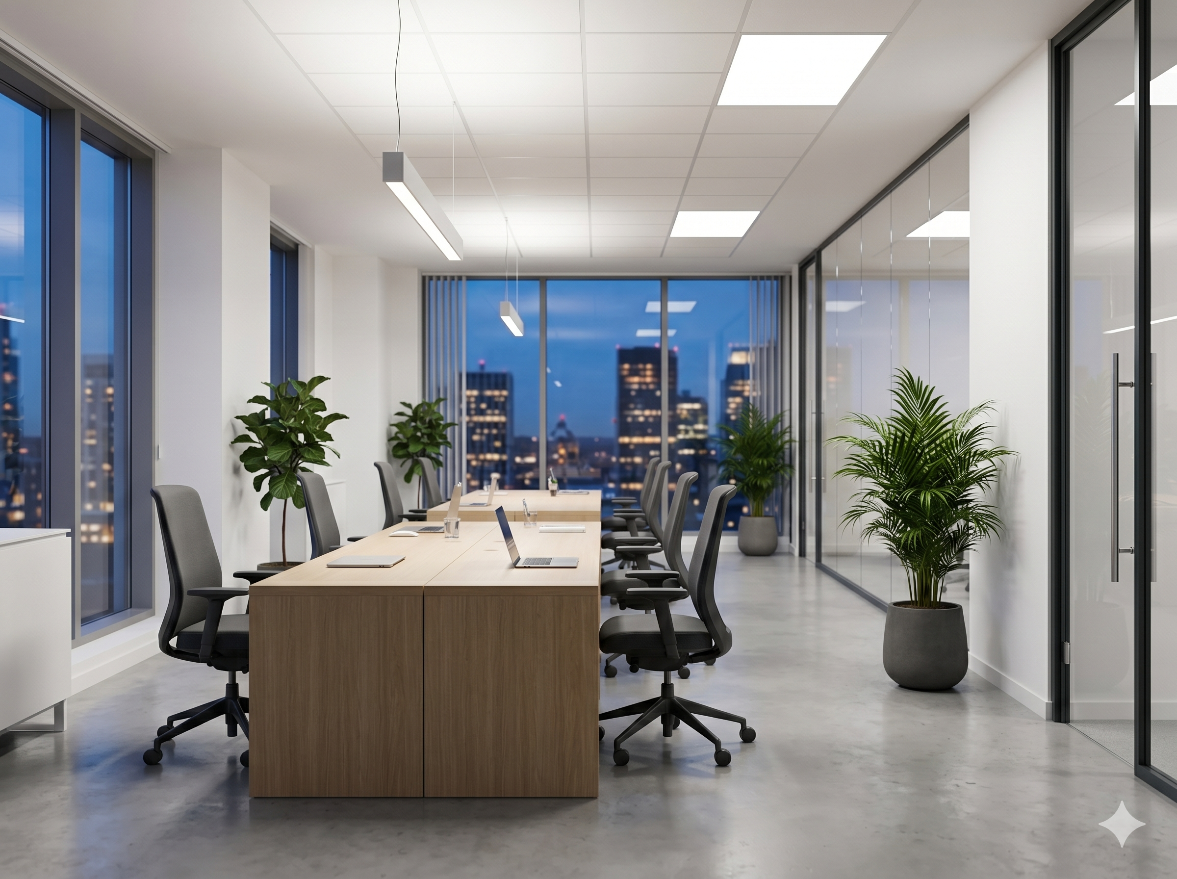 Professional office environment